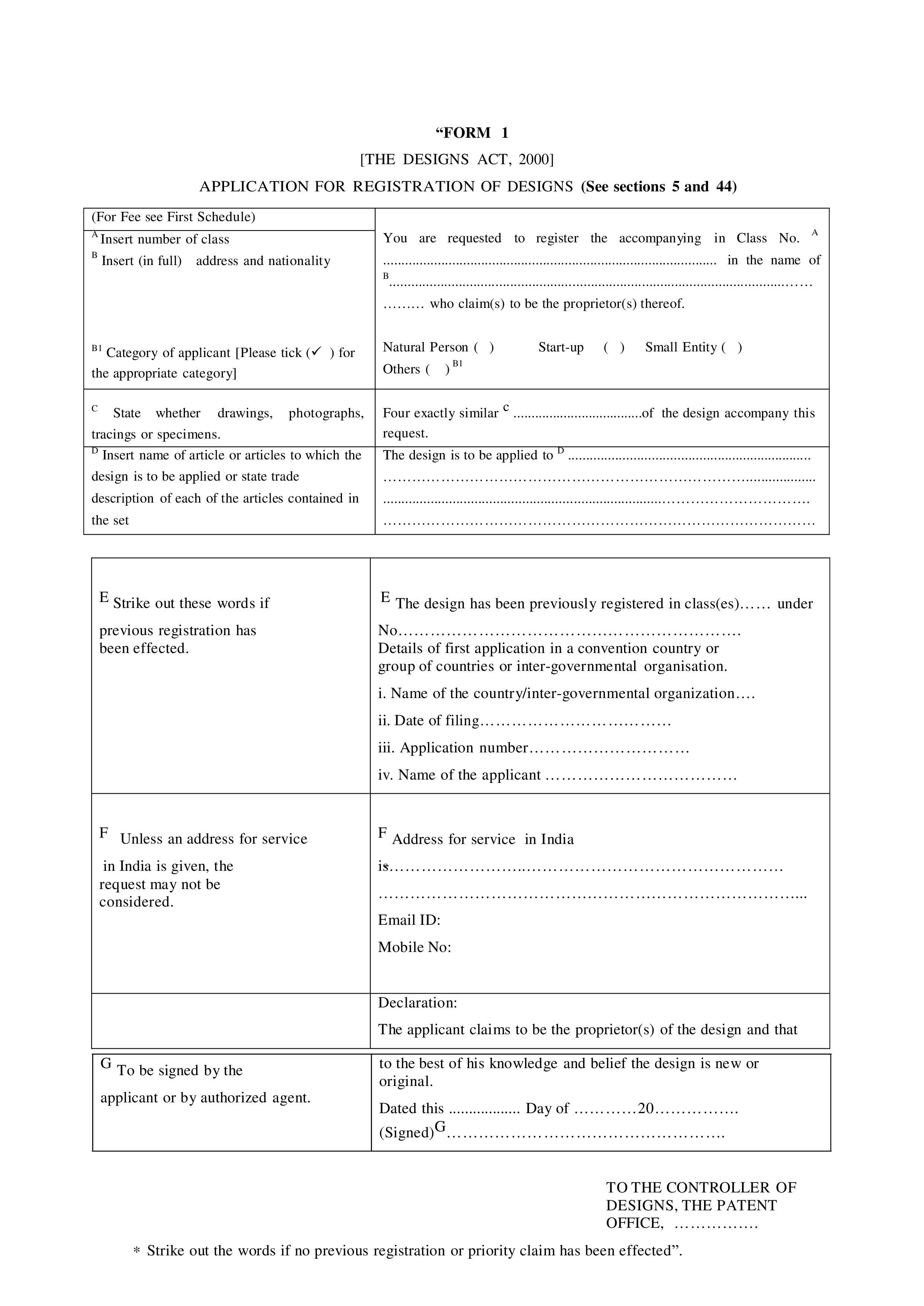 Design Registration