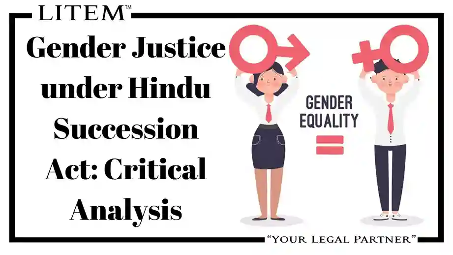 Gender Justice under Hindu Succession Act