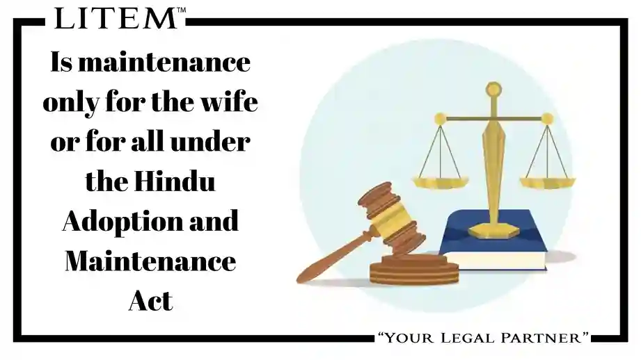 Is maintenance only for the wife